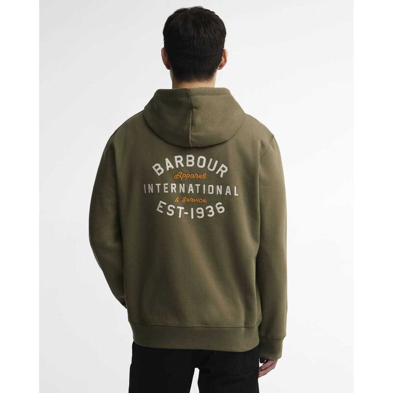 Barbour International Pull Graphic Hoodie image number 1